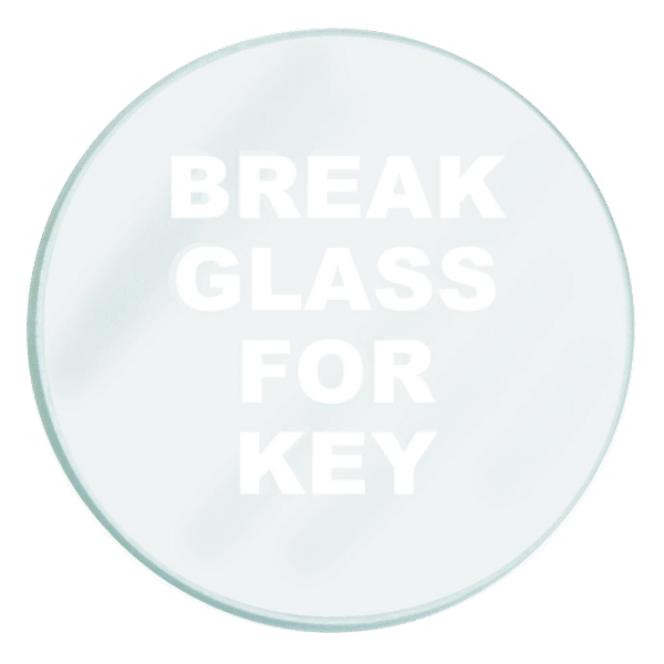 GLENDENNING Spare Glass To Suit Emergency Key Box