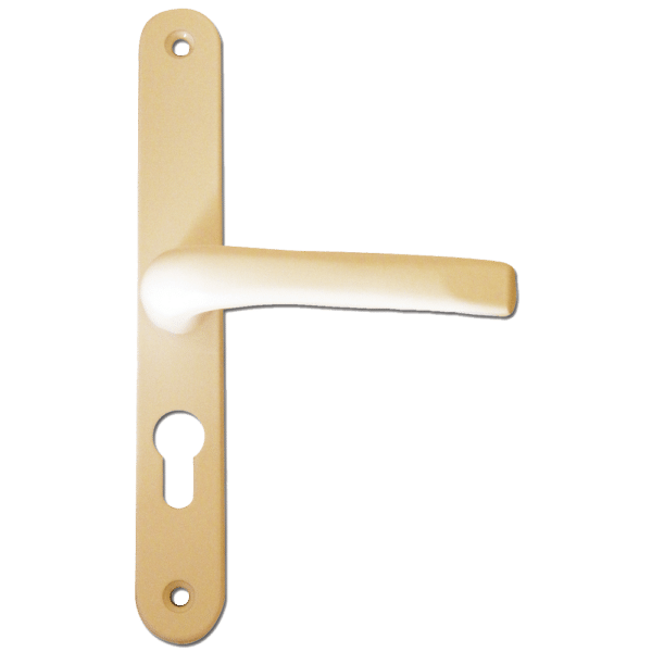 ASEC 70 Lever/Lever UPVC Furniture - 270mm Backplate