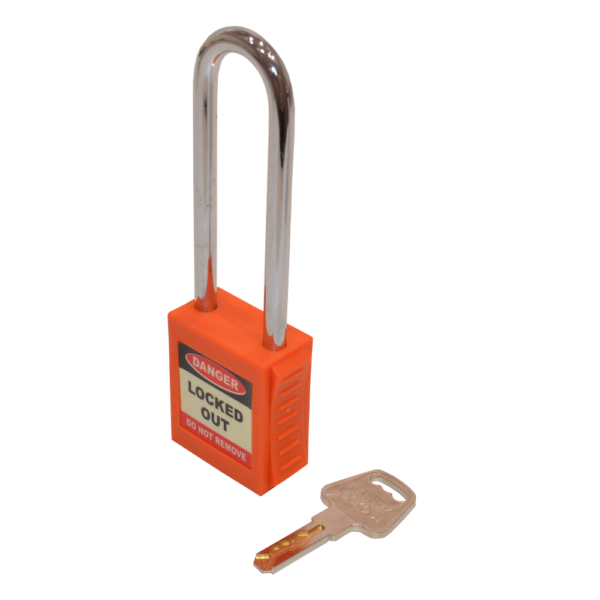 ASEC Safety Lockout Tagout Padlock Long Shackle