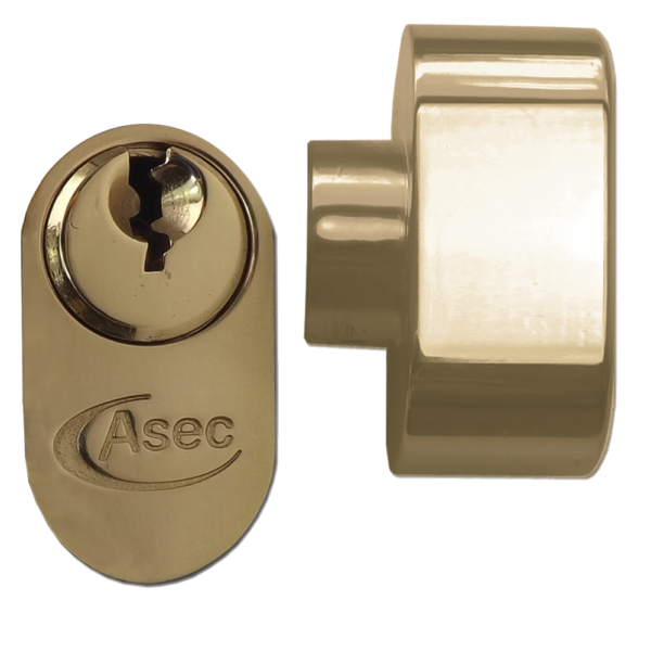 ASEC 5-Pin Oval Key & Turn Cylinder