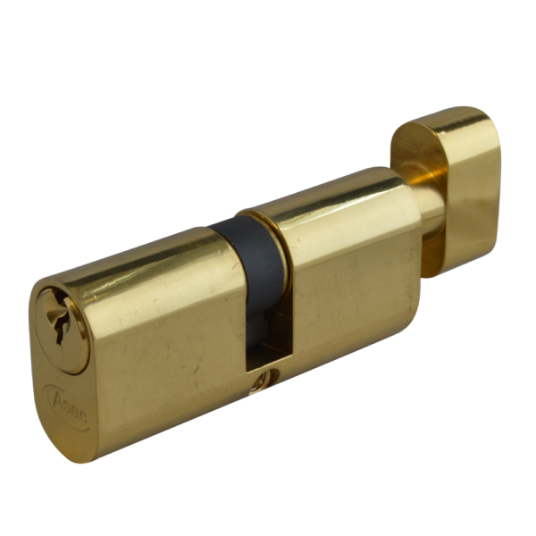 ASEC 6-Pin Oval Key & Turn Cylinder