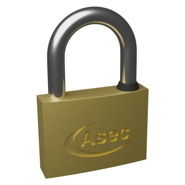 ASEC KD Open Shackle Brass Padlock