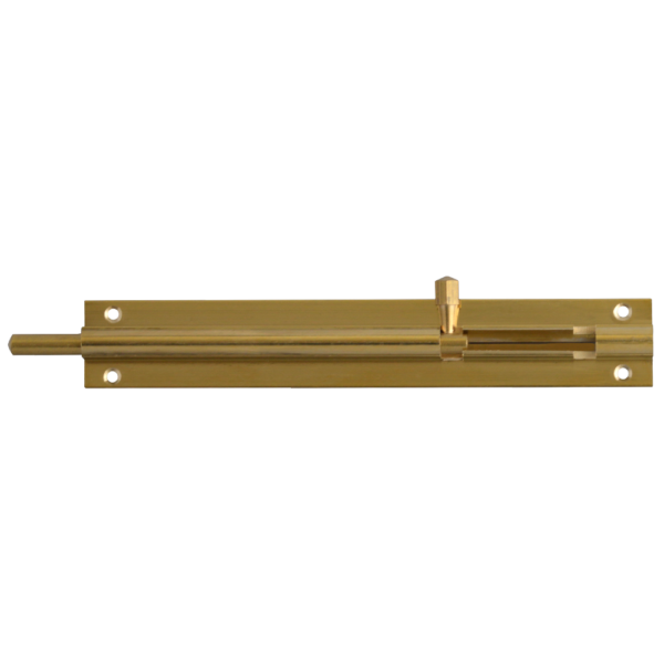 ASEC Brass 25mm Wide Straight Barrel Bolt