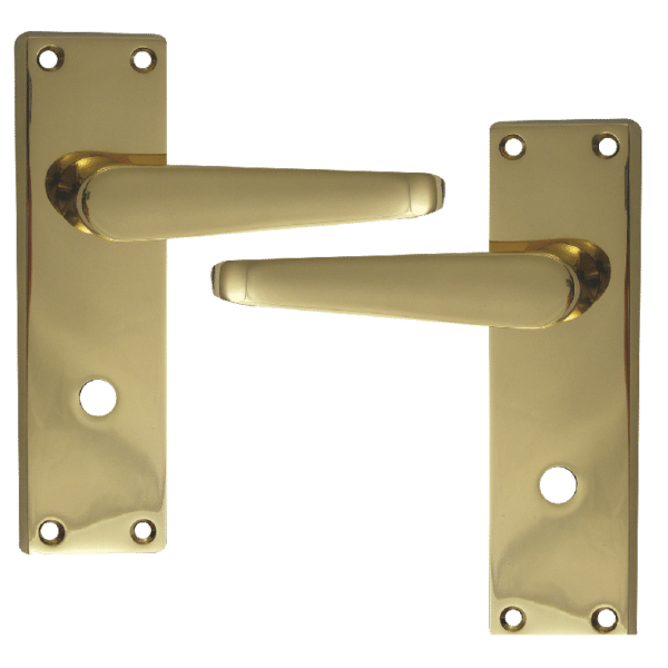 ASEC Victorian Plate Mounted Bathroom Lever Furniture