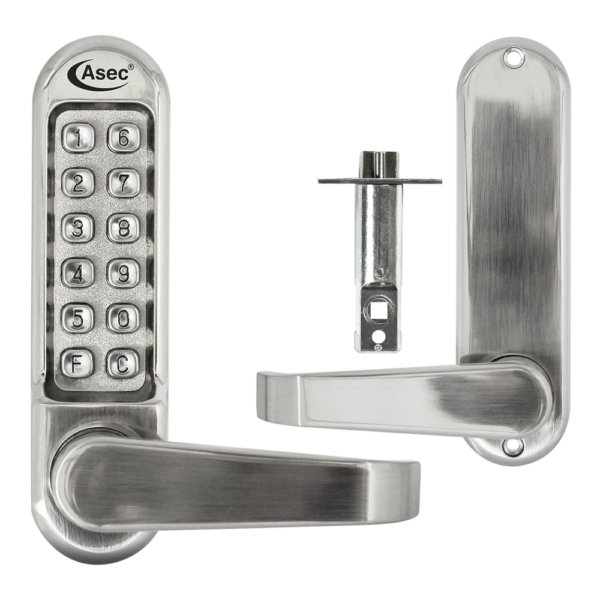 ASEC AS4300 Series Lever Operated Digital Lock With Clutched Handle & 60mm Latch