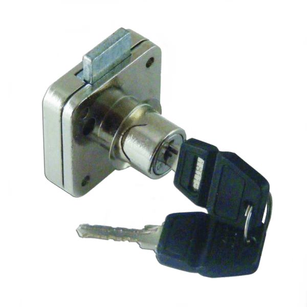 ASEC Deadbolt Furniture Lock Square Plate