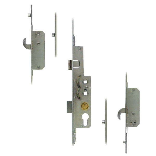 AVOCET Lever Operated Latch & Deadbolt Twin Spindle - 2 Hook 4 Roller