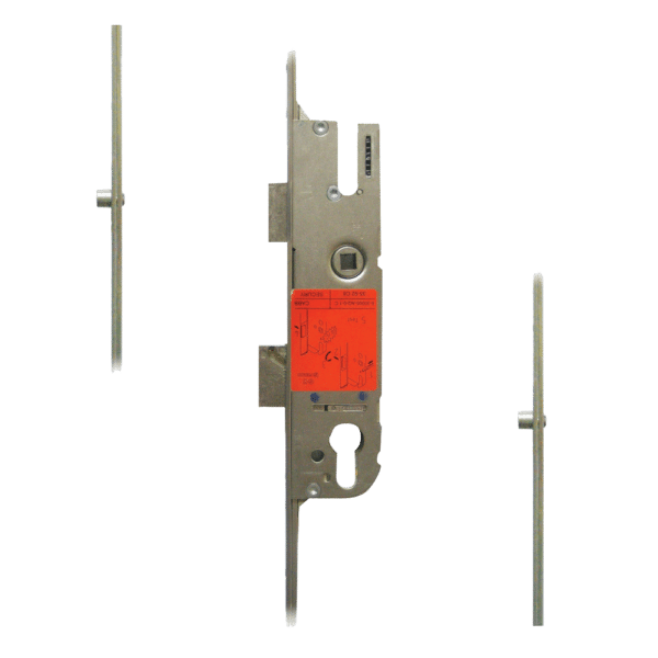 GU Secury Lever Operated Latch & Deadbolt Attachment For Shootbolts - 2 Roller