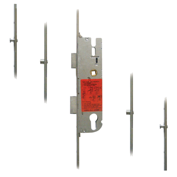 GU Secury Europa Lever Operated Latch & Deadbolt Split Spindle - 2 Roller & 2 Mushrooms