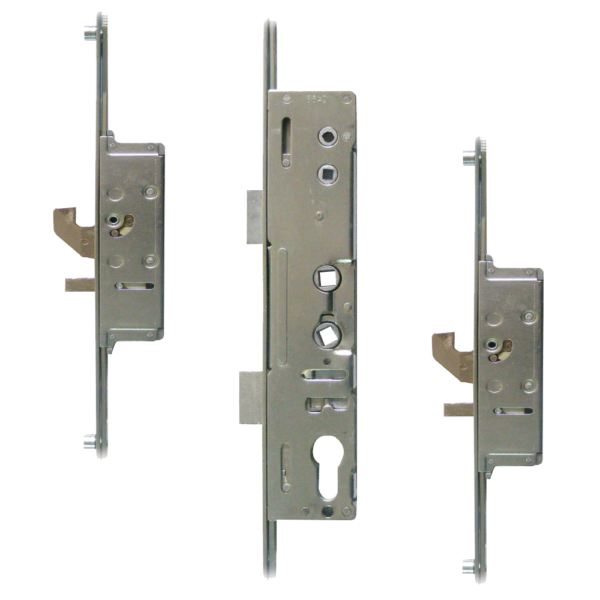 MILA Master Lever Operated Latch & Deadbolt Twin Spindle - 2 Hook & 4 Roller