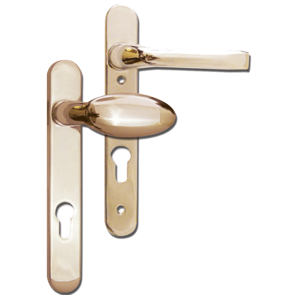 MILA Prolinea 92 Lever/Pad UPVC Furniture - 220mm Backplate