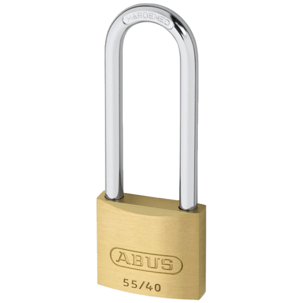 ABUS 55 Series Brass Long Shackle Padlock