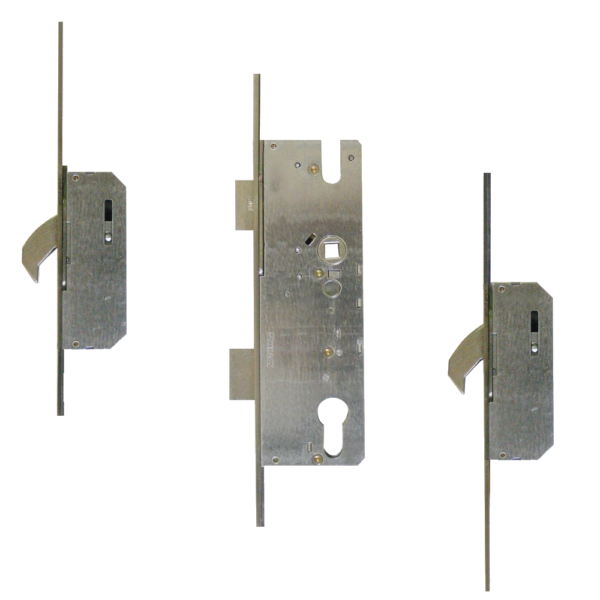 WINKHAUS Cobra Keywind Latch & Deadbolt 20mm Radius Faceplate - 2 Hook