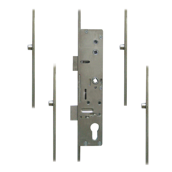 LOCKMASTER Lever Operated Latch & Deadbolt Twin Spindle - 4 Roller