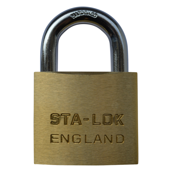 B&G STA-LOCK C Series Brass Open Shackle Padlock - Steel Shackle