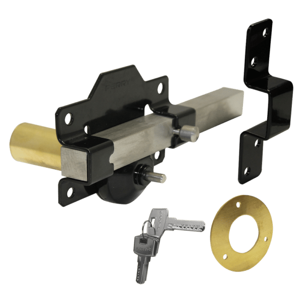 A PERRY Single Locking Long Throw Gate Lock