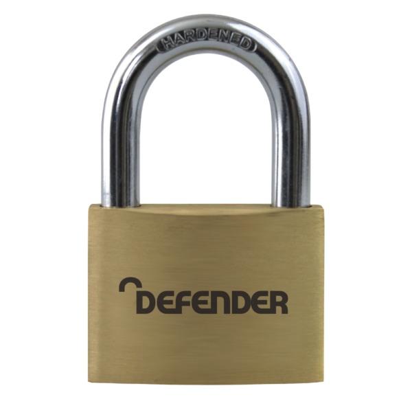 DEFENDER Brass Open Shackle Padlock