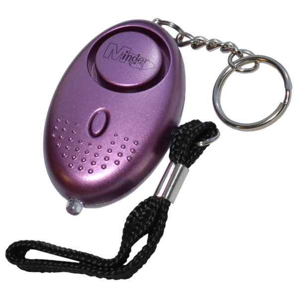 MINDER Mini Keyring Torch Personal Alarm