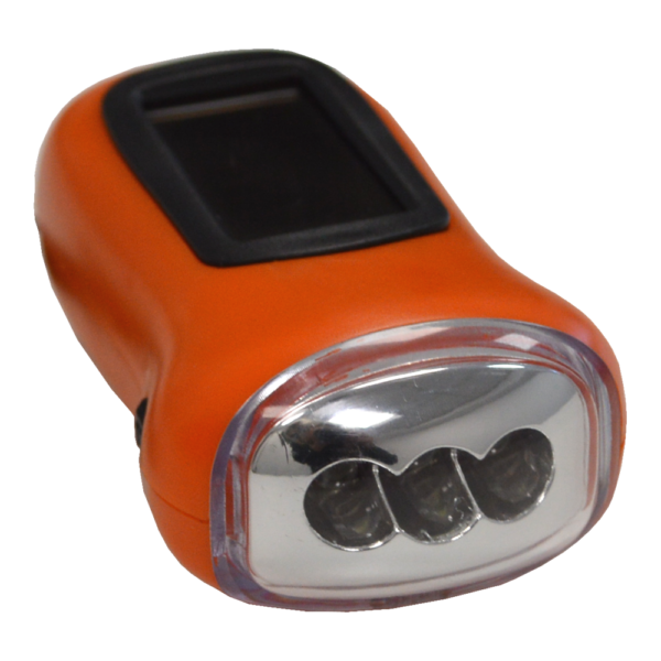 MINDER Walk-Safe Solar Wind Up Torch