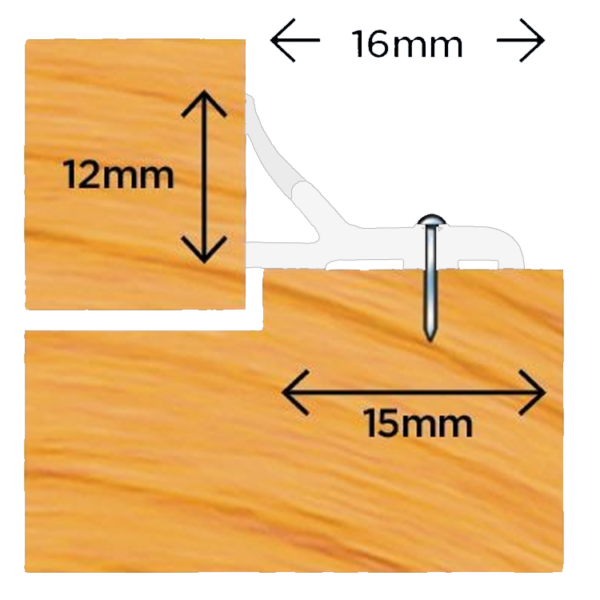 EXITEX Windor Pin Fixed Dualhard Door Seal