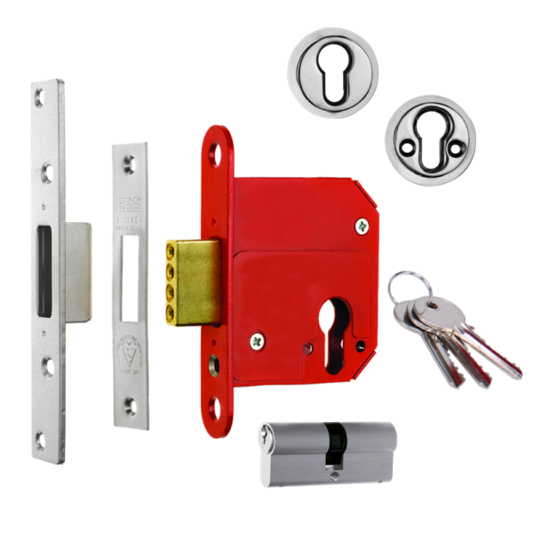 ERA 263 & 363 Fortress BS Euro Deadlock With Cylinder