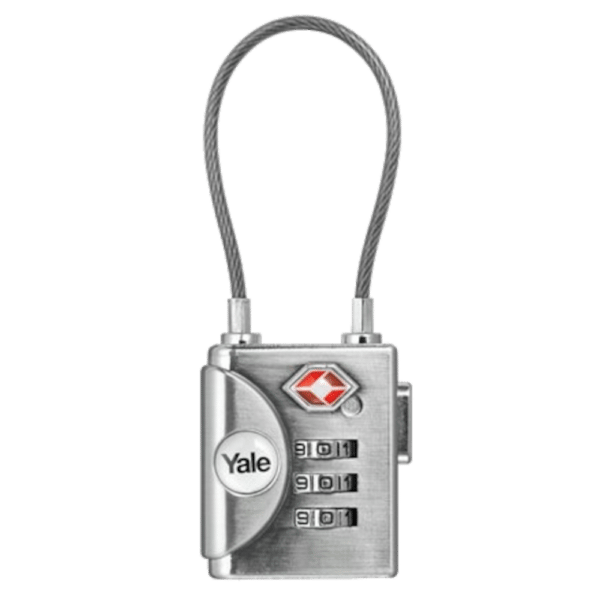 YALE YTP3 TSA Soft Shackle Combination Padlock