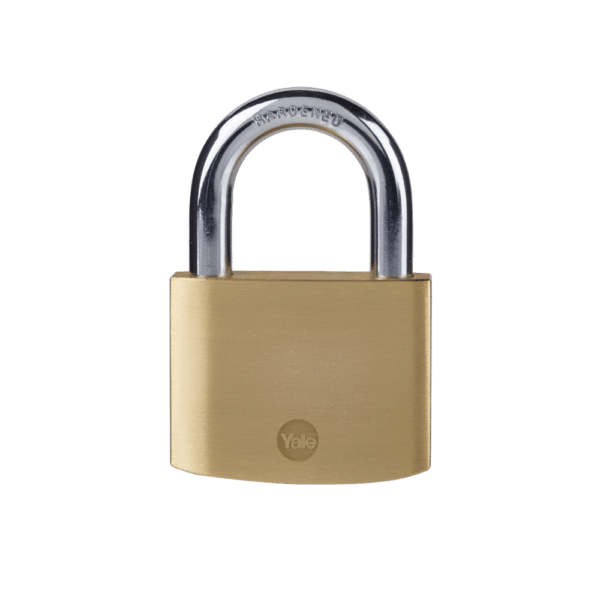 YALE Y110B Brass Open Shackle Padlock