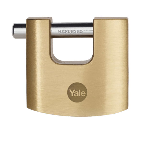 YALE 114B Brass Shutter Padlock