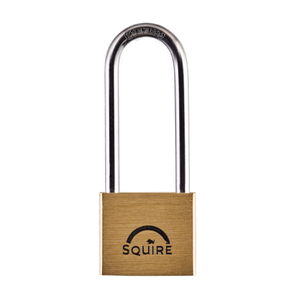 SQUIRE Lion Marine Grade Brass Long Shackle Padlock KA