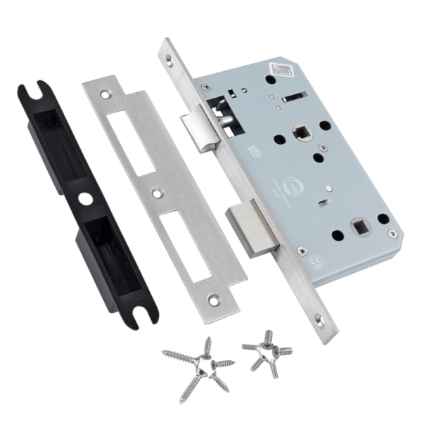 BRITON 5730 DIN Bathroom Lock Case 60mm Backset