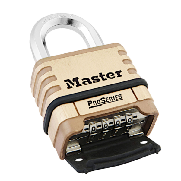 MASTER LOCK ProSeries 1175D Combination Padlock Open Shackle 57mm Brass Body