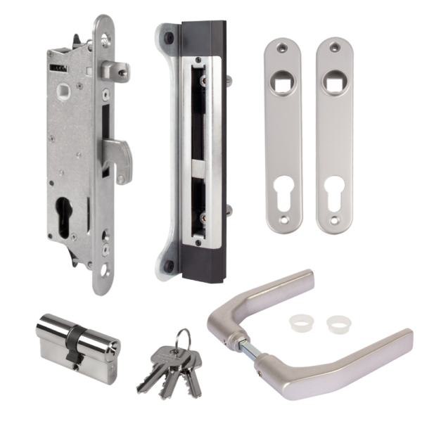 LOCINOX Gatelock Fortylock Insert Set with Keep For 40mm Box Section SAA