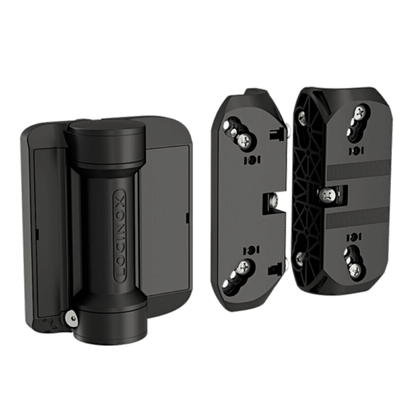 LOCINOX Serval 180 Degree Spring Gate Hinge With Self Drilling Screws