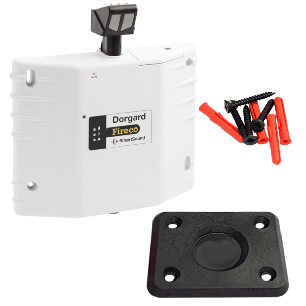 FIRECO Dorgard Smartsound Door Hold Open Device C/W Standard Flat Floorplate