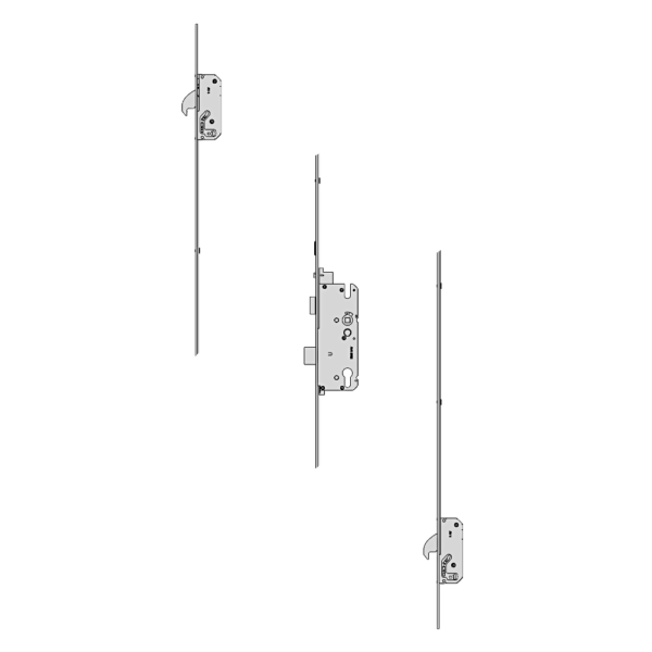 WINKHAUS AV4 F2070 Auto Locking Latch & Deadbolt 20mm Radius 1770mm Length 2 Hook