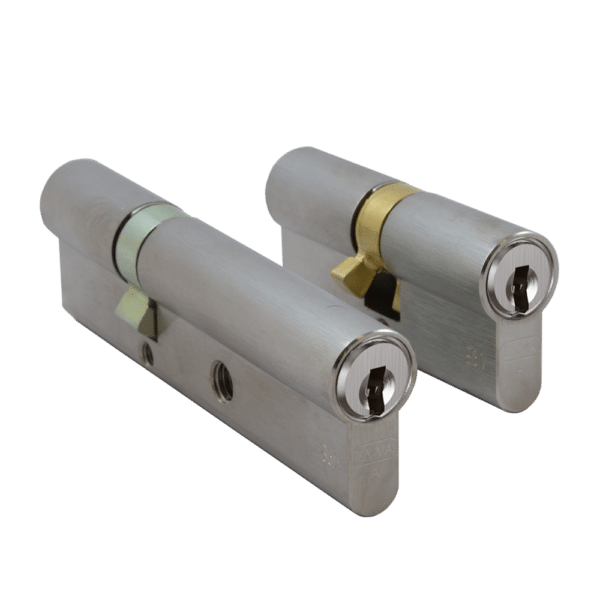 EVVA ICS L111 & S363 Keyed Alike Banham Cylinders Keyed To Differ Set