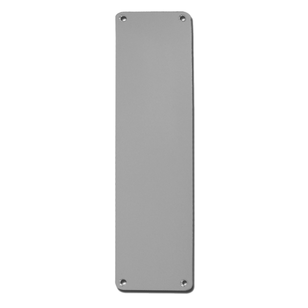 DORTREND 75mm Wide Rounded Aluminium Finger Plate