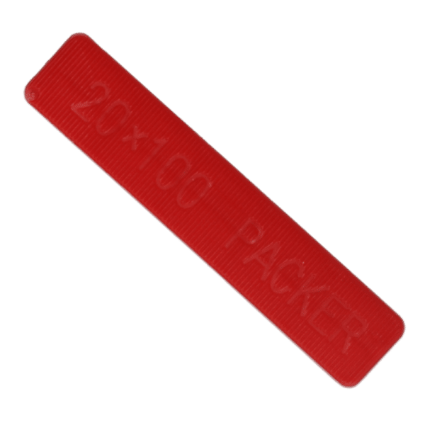 ALDRIDGE Flat Glazing Packers 100mm Length x 20mm Width (1000 PACK)