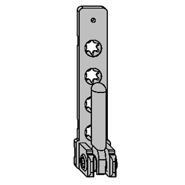 MACO TBT Pivot Post 52483 With 3mm Positioning Pin To Suit UPVC