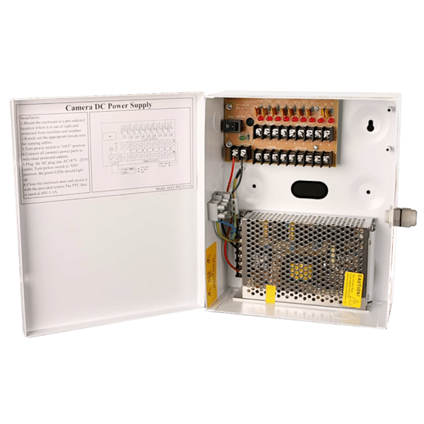 HAYDON MARKETING CCTV Boxed Power Supply 16 Way Multi Output 12VDC Max Output 20 Amp